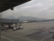 Mountain view from Hong Kong airport